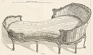 Duchesse (No. 4), from Recueil de diffÃ©rents Muebles garniers Comme Fauteuils (Liard's "Suites")