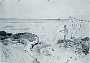 Dunes Near East Hampton by Louis Eilshemius, American, b. Arlington, New Jersey, 1864–1941