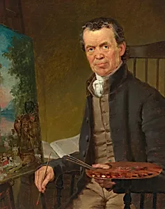 Edward Hicks Painting the Peaceable Kingdom