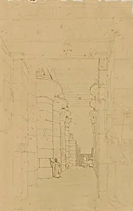 Egyptian Temple by Miner Kilbourne Kellogg