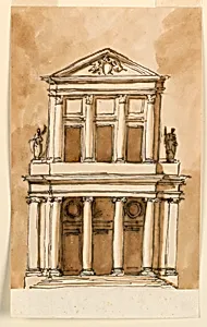 Elevation of a church by Giuseppe Barberi, Italian, 1746–1809