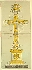 Elevation of a Reliquary Cross
