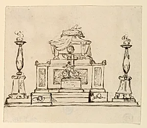 Elevation of a Sepulchral Monument