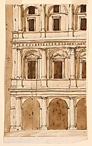 Elevation of a town mansion