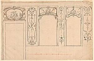 Elevation of a Wall with Alternative Suggestions