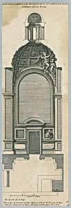 Elevation of the Fonsechi Chapel in San Lorenzo