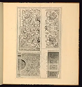 Embroidery and Marquetry Designs for a Carriage