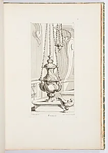Encensoir; Encensoir, 5th Plate by Juste-Aurèle Meissonnier, French, b. Italy, 1695–1750