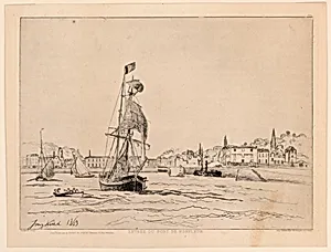 Entree du Port de Honfleur (Entrance to the Port of Honfleur)
