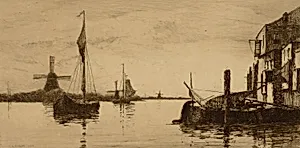 Evening on the Maas