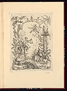Fantastical Garden with Figures