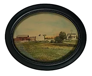 Farm Scene by Unidentified