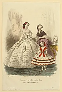 Fashion Plate from Journal des demoiselles