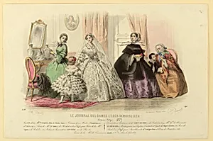 Fashion Plate from Le Journal des dames et demoiselles