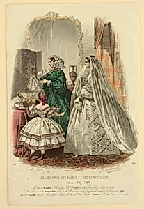 Fashion Plate from Le Journal des dames et demoiselles