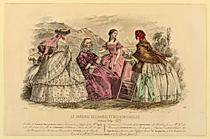 Fashion Plate from Le Journal des dames et demoiselles