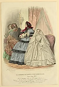 Fashion Plate from Le Journal des dames et demoiselles