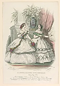 Fashion Plate from Le Journal des dames et demoiselles