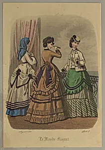 Fashion Plate from Le Monde Elégant by Unknown