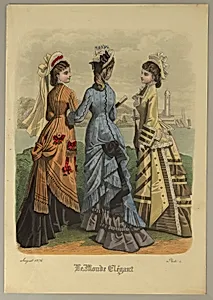 Fashion Plate from Le Monde Elégant by Unknown