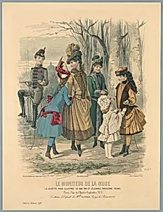 Fashion Plate from "Le Moniteur de la Mode"