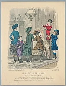Fashion Plate from Le Moniteur de la Mode