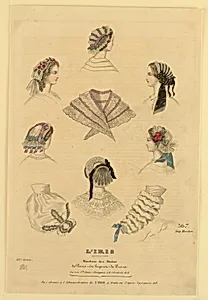 Fashion Plate no. 367 from L'Iris, Moniteur des Modes