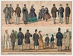 Fashions for Spring and Summer, 1865