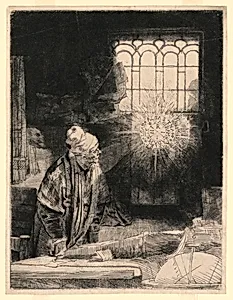 Faust in His Study, Watching a Magic Disc