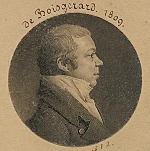 Felix Constant de Boisgerard by Charles Balthazar Julien Févret de Saint-Mémin, 12 Mar 1770 - 23 Jun 1852
