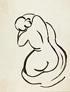 Female Nude by Carl Newman