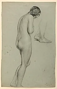 Female Nude by Daniel Huntington, American, 1816–1906