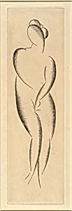Female Nude, Standing