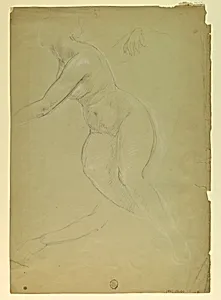 Female Nude, Study of Peace for "Justice and Peace"