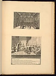 Festive Court Scene and Scene of an Execution of a Grand Vizir