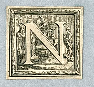 Figural letter, Capital N