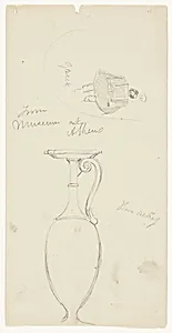 Figure and Amphora from the Museum at Athens, Greece by Frederic Edwin Church, American, 1826–1900