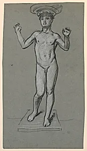 figure study for a fountain design