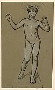 figure study for a fountain design