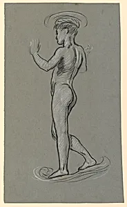 figure study for a fountain design