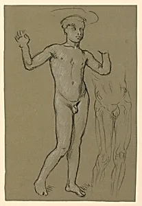 figure study for a fountain design