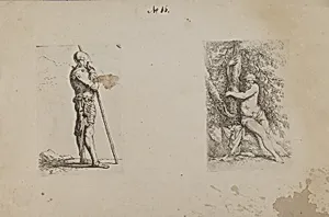 (Figurine Series) Armored Man, Holding Spear