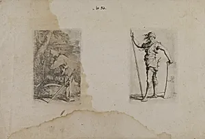 (Figurine Series) Seated Man with Pointed Helmet