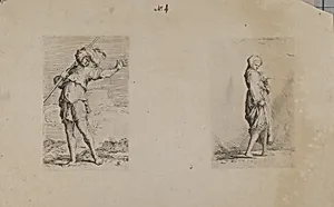 (Figurine Series) Standing Man with Feathered Headress