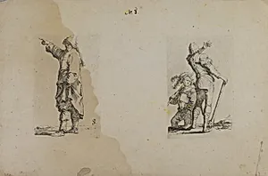 (Figurine Series) Standing Man with Long Hat, Pointing