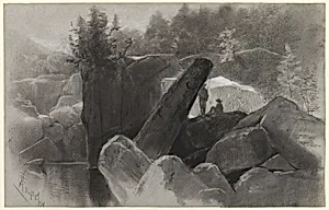 Fishermen on a Rock