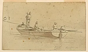 Fishing Boat at Italian Lake