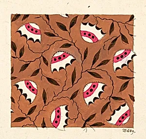Floral design for printed textile