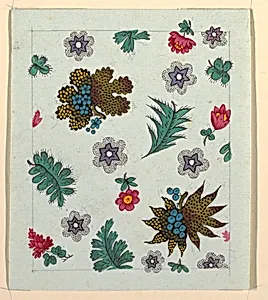 Floral design for printed textile