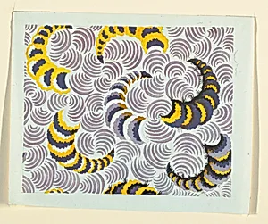 Floral design for printed textiles